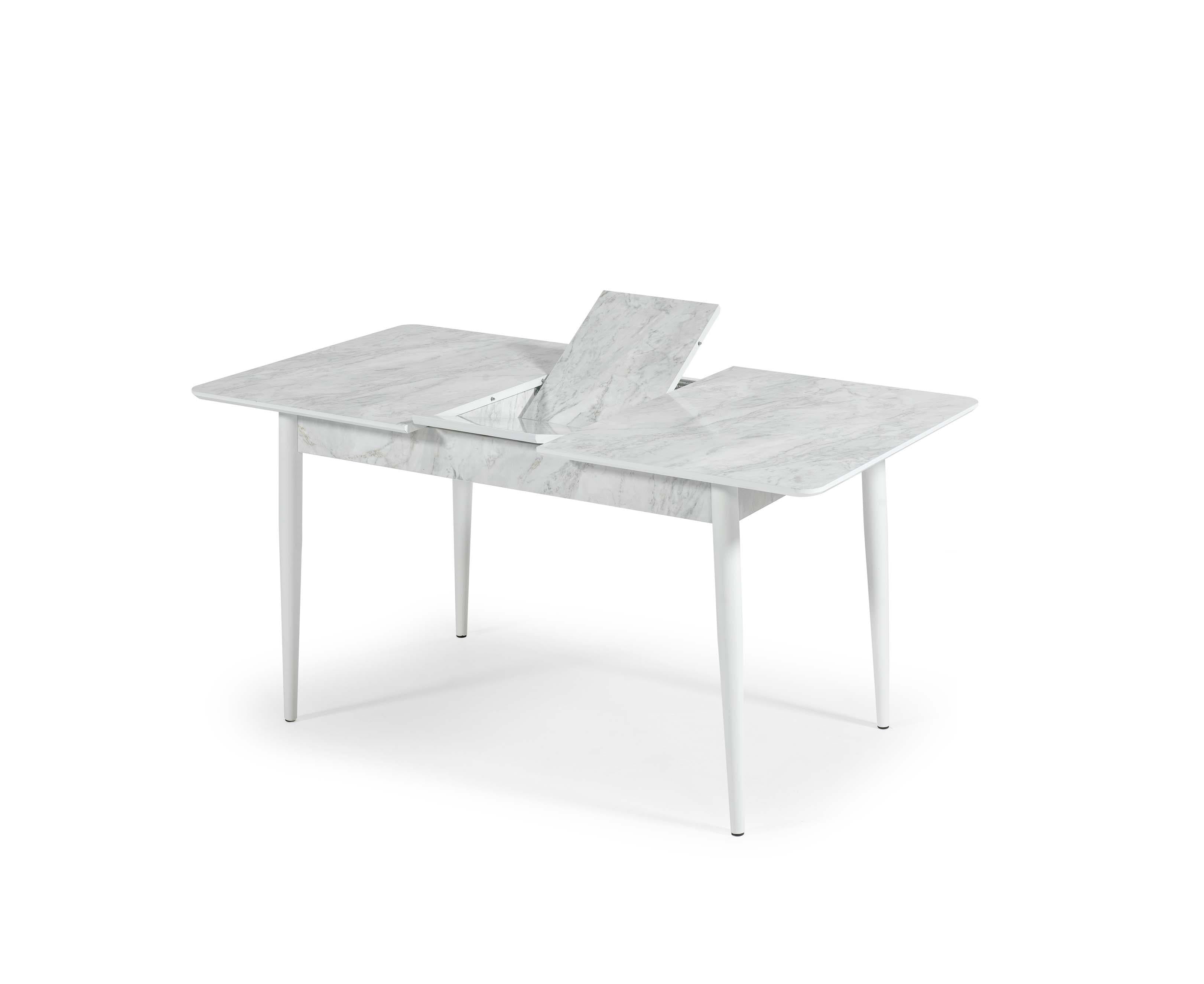 açılabilir mutfak masası - beyaz mutfak masası