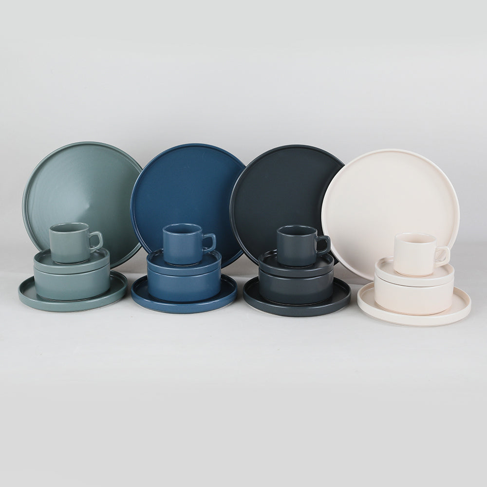 4 renk yemek takımı - keramika 