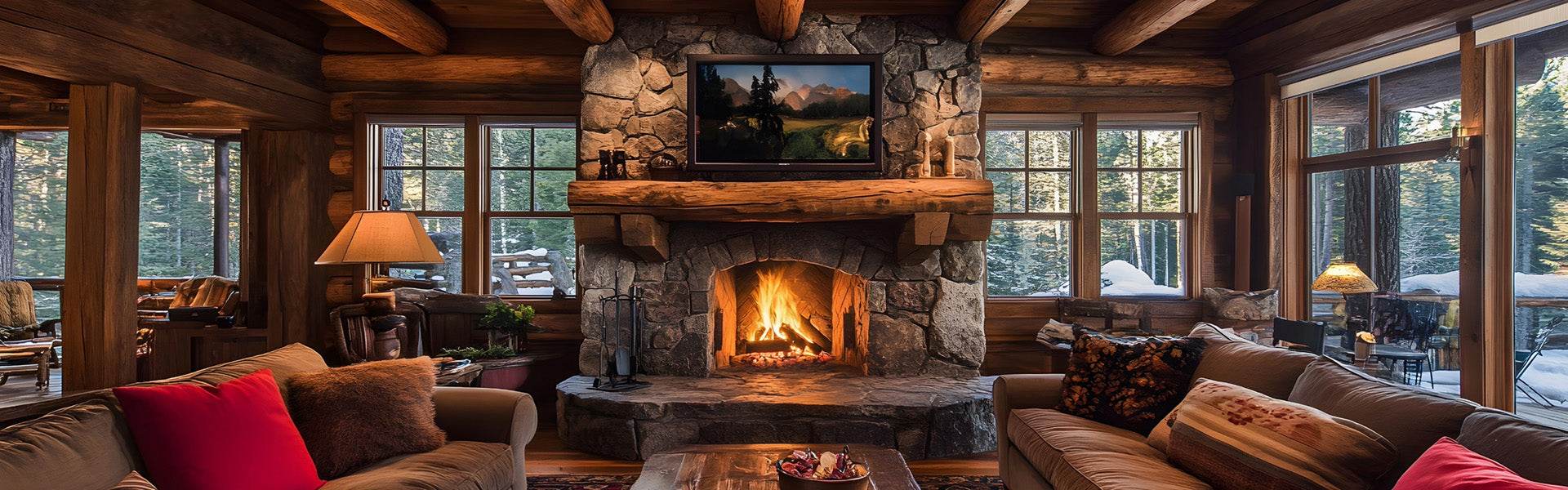 Rehome - Şömine Çevresi Dekorasyonu için Yaratıcı Fikirler