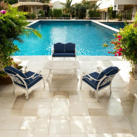 Aden 2+1+1 Döküm Bahçe Oturma Takımı | Rehome