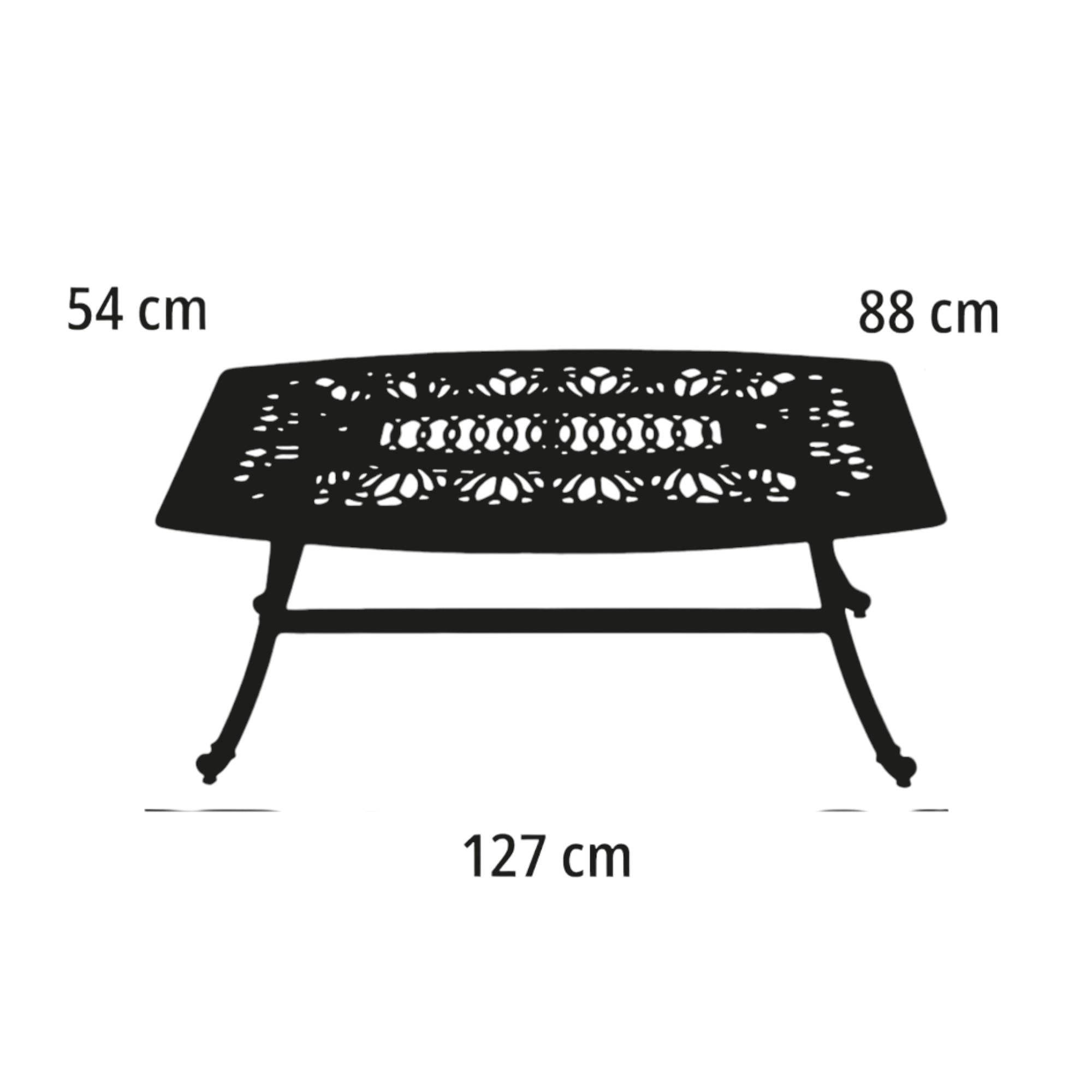 Aden 3+3+1+1 Alüminyum Döküm Bahçe Oturma Takımı | Rehome