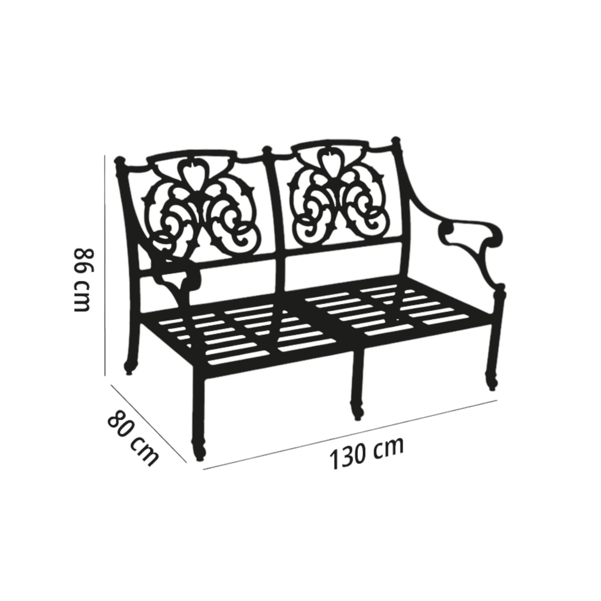 Aden 3+2+1+1 Döküm Bahçe Oturma Takımı | Rehome