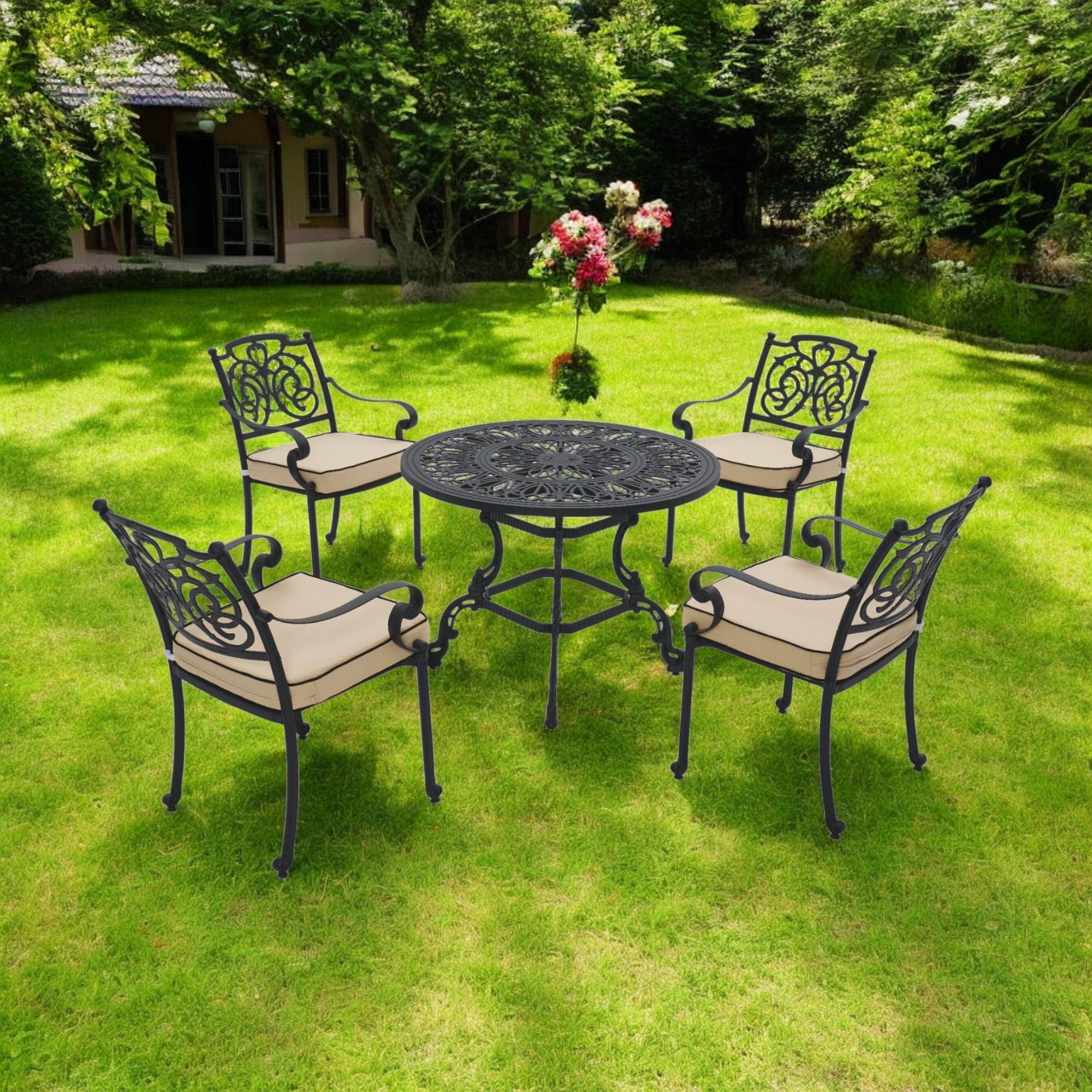 Aden Alüminyum Bahçe Masa Takımı | Rehome