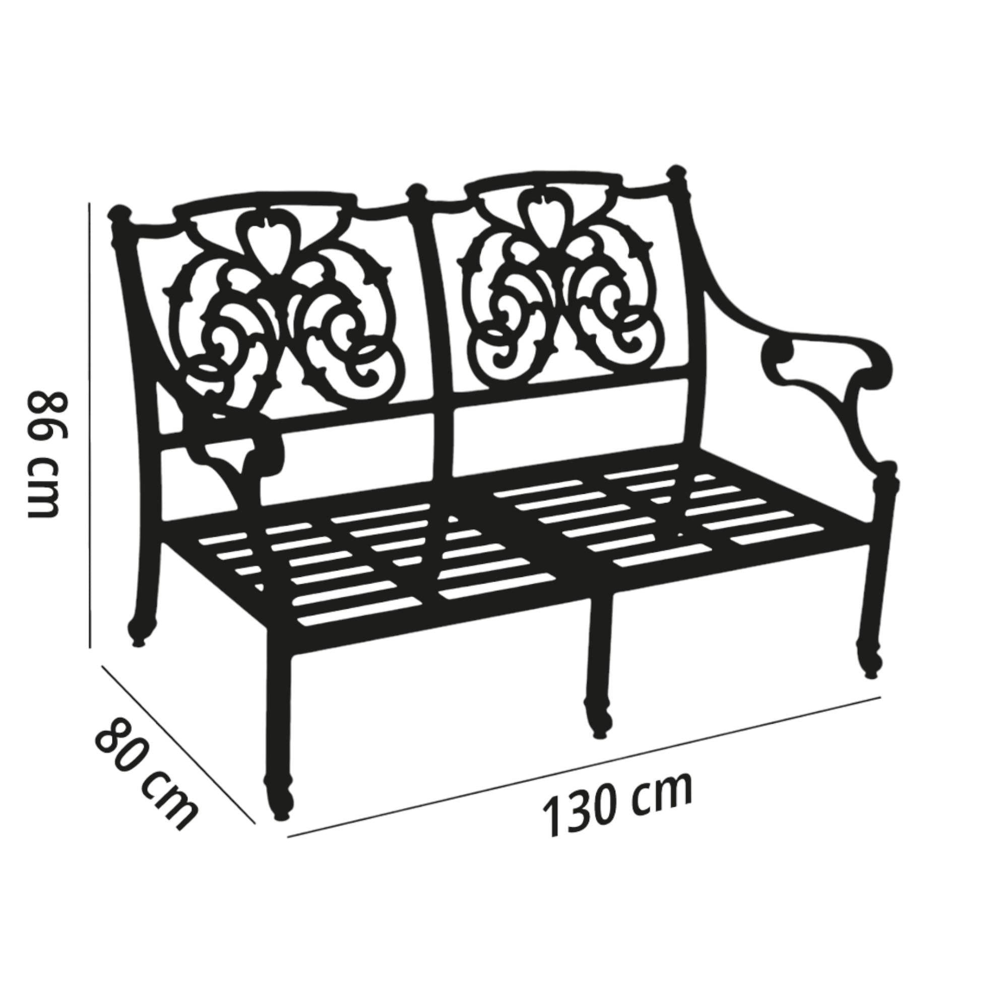 Aden 6 kişilik Döküm Bahçe Oturma Takımı | Rehome