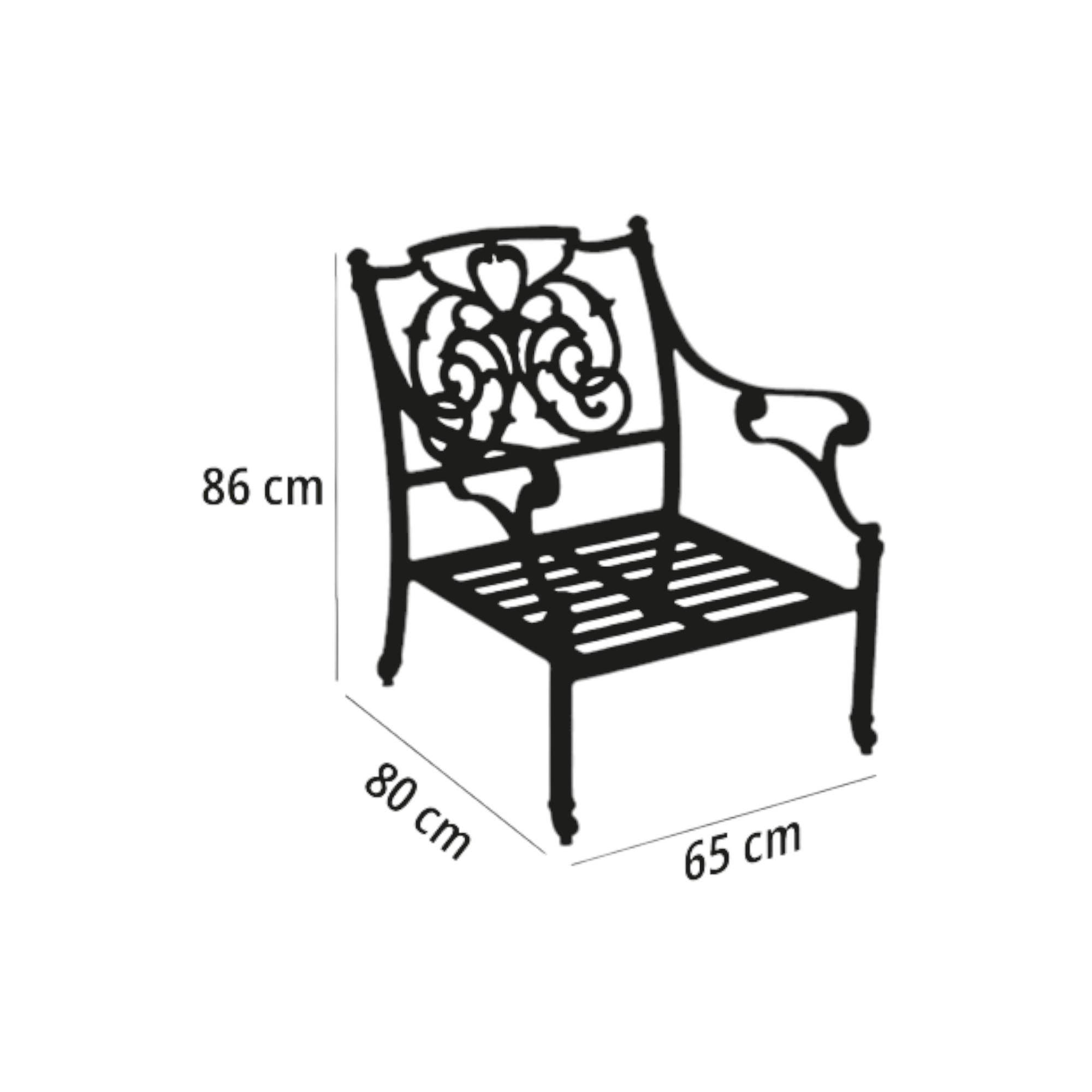 Aden 6 kişilik Döküm Bahçe Oturma Takımı | Rehome