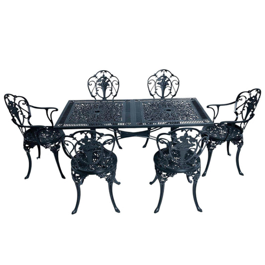 Alüminyum Masa Sandalye Takımı | CG734 | Döküm Bahçe Masa Takımı