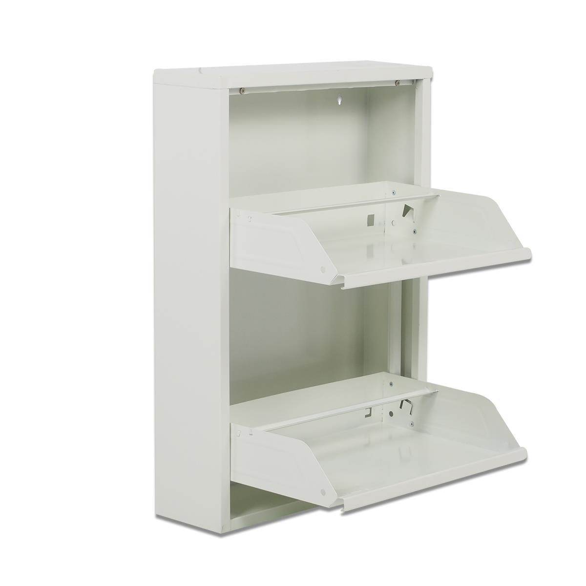 iki Raflı Metal Ayakkabılık | 2 li Metal Ayakkabı Dolabı