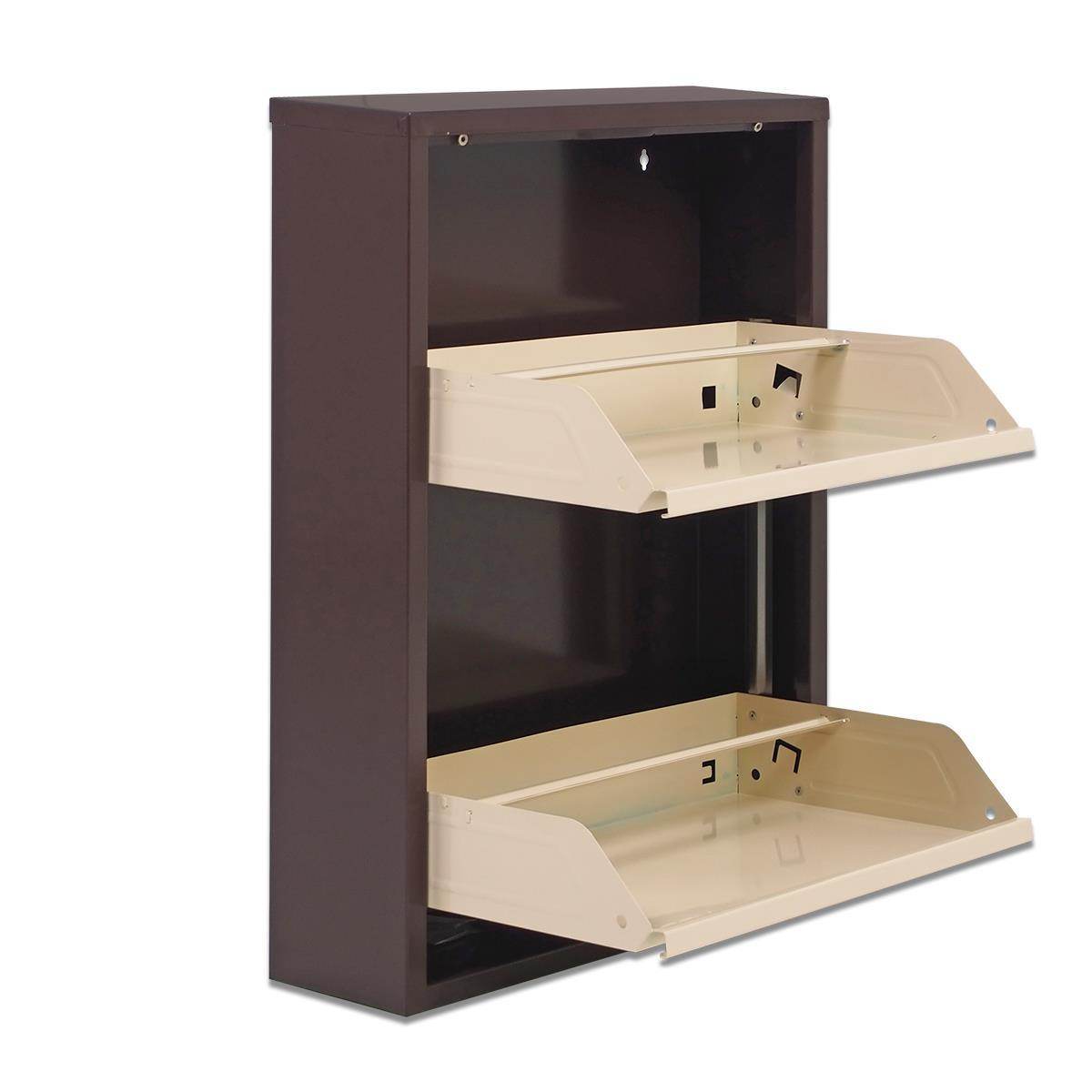 iki Raflı Metal Ayakkabılık | 2 li Metal Ayakkabı Dolabı