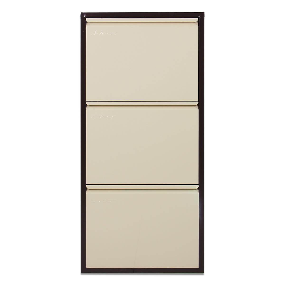 Alveon 3 Raflı Metal Ayakkabılık