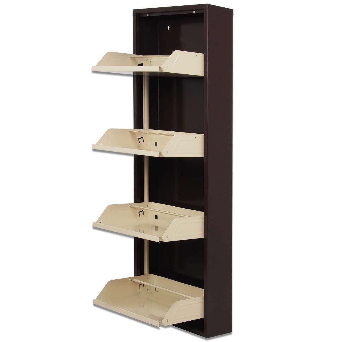 Alveon 4 Raflı Metal Ayakkabılık