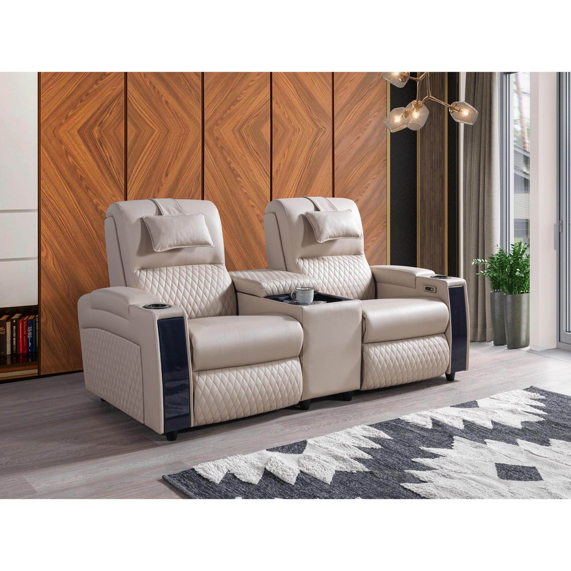 Anika İkili Sinema Koltuğu | Rehome İkili Koltuk | 205x97x105 cm