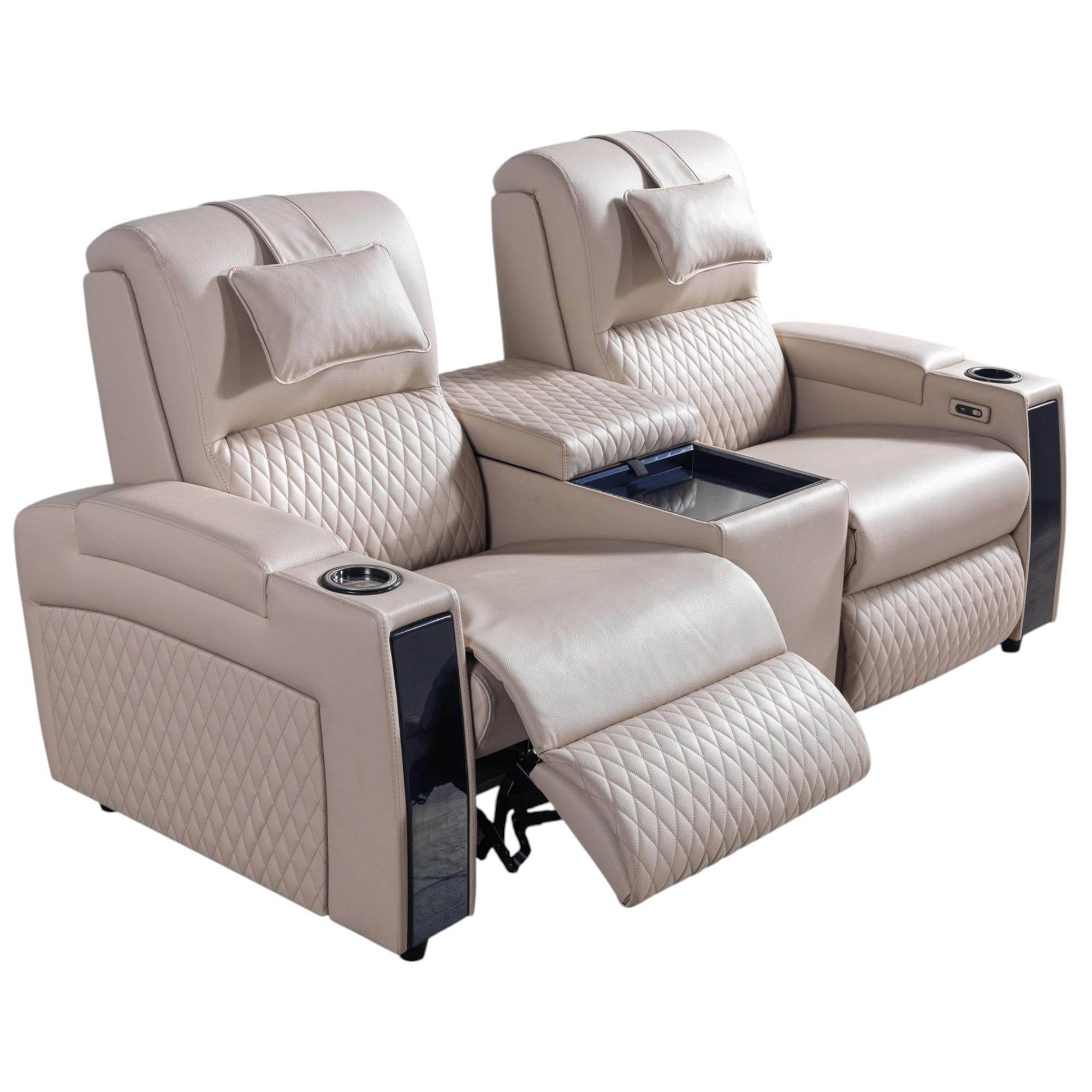 Anika İkili Sinema Koltuğu | Rehome İkili Koltuk | 205x97x105 cm