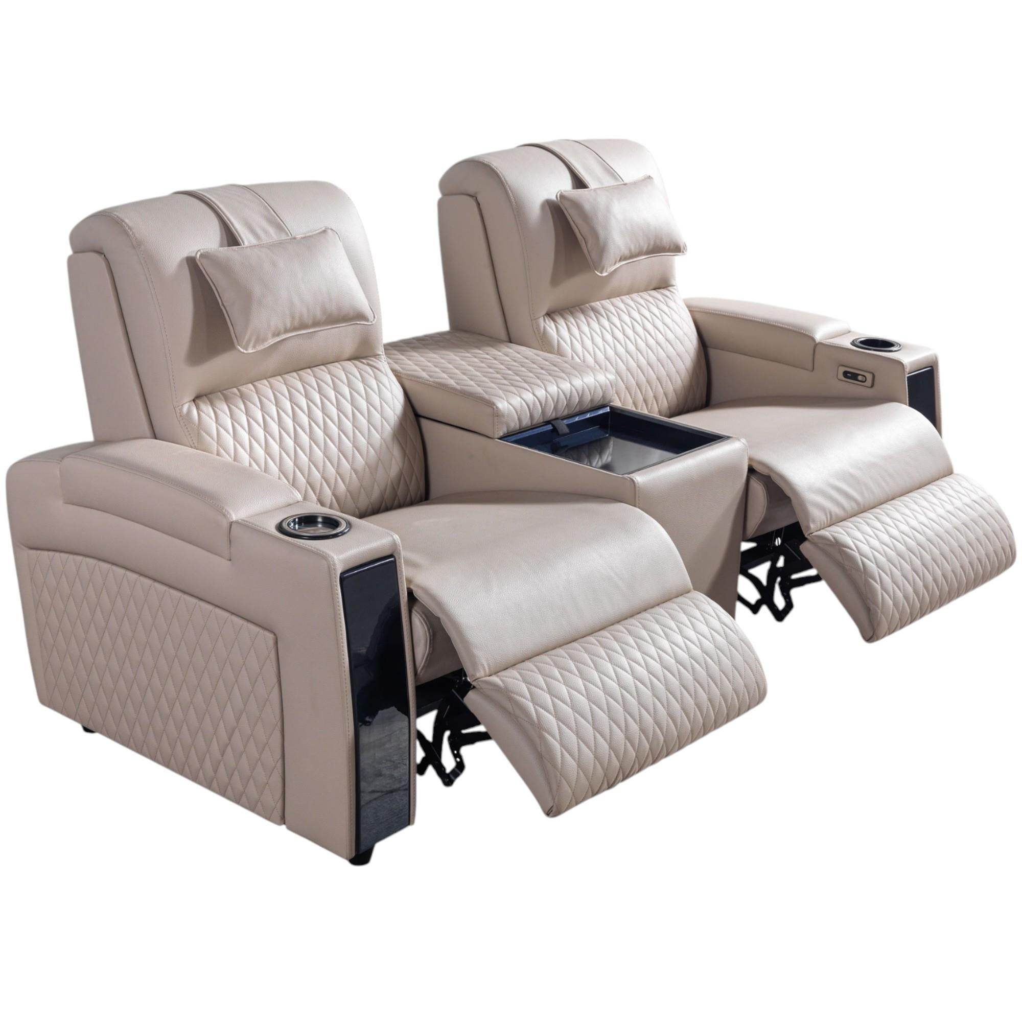 Anika İkili Sinema Koltuğu | Rehome İkili Koltuk | 205x97x105 cm