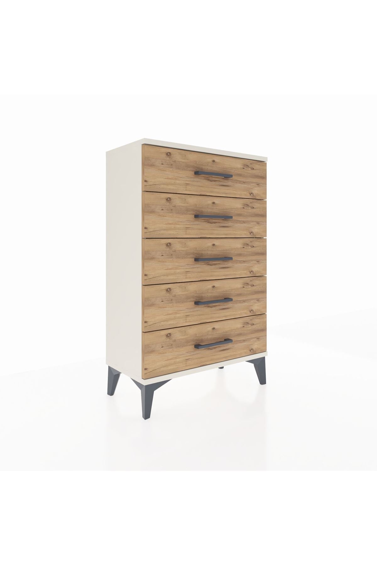 Arges Komodin 5 Çekmeceli 60x30x96 Aytaşı-Çam