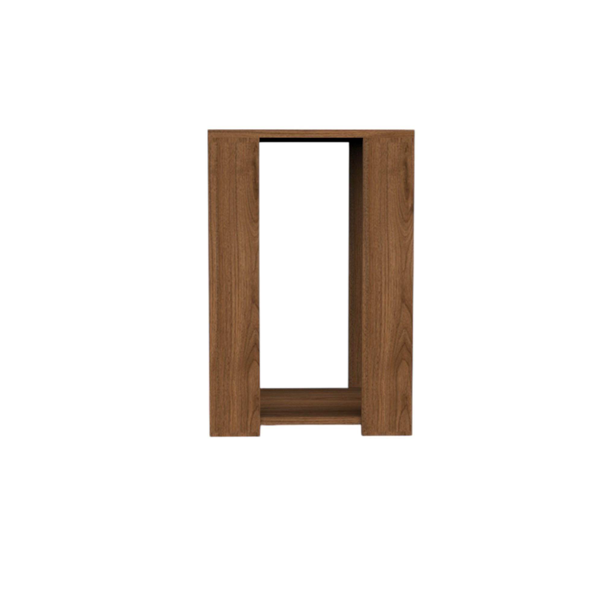 Aria Ahşap Yan Sehpa | 40x40x60 cm | Balfa Köşe Sehpa