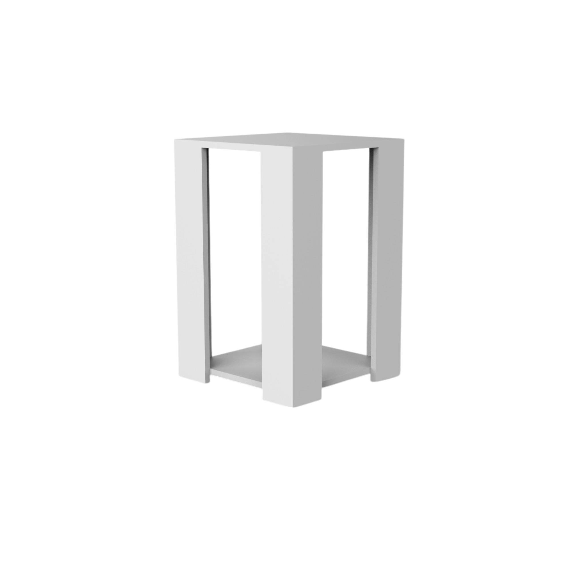 Aria Ahşap Yan Sehpa | 40x40x60 cm | Balfa Köşe Sehpa