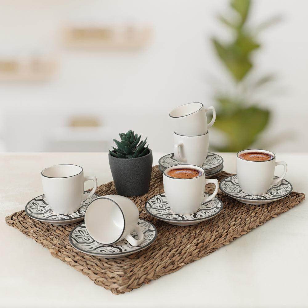 Keraart Aspen Kahve Fincan Takımı 12 Parça 6 Kişilik - 19985