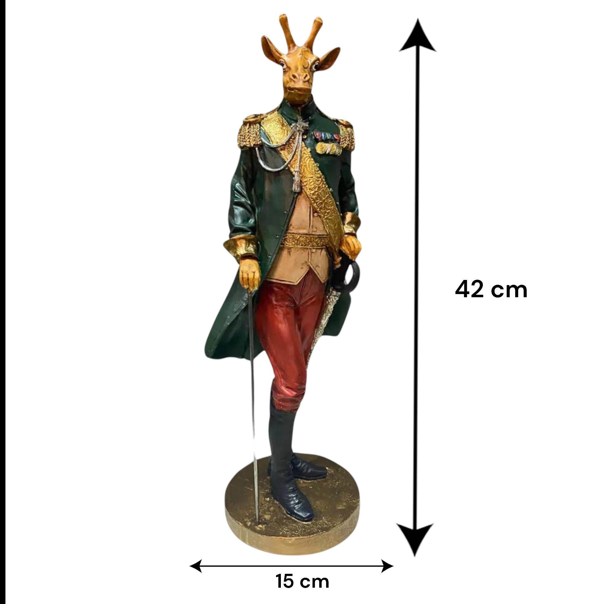 At Figürlü El Yapımı Dekoratif Heykel