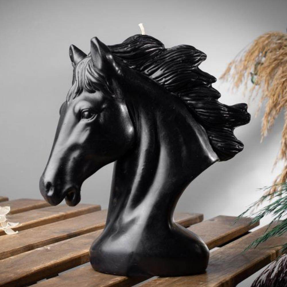 Black Horse Doğal El Yapımı Dekoratif Mum