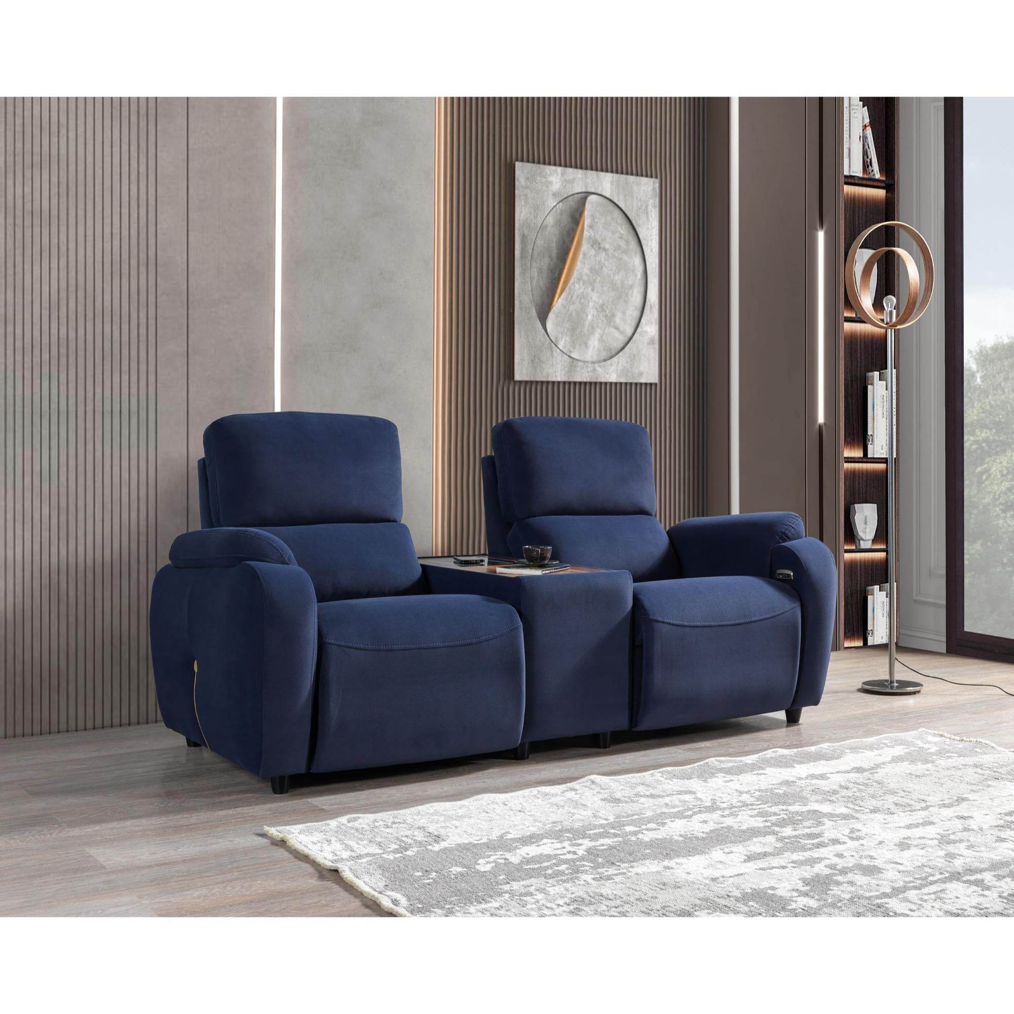 Atlas Modüllü Sinema Koltuğu | Rehome Atlas İkili Tv Koltuğu