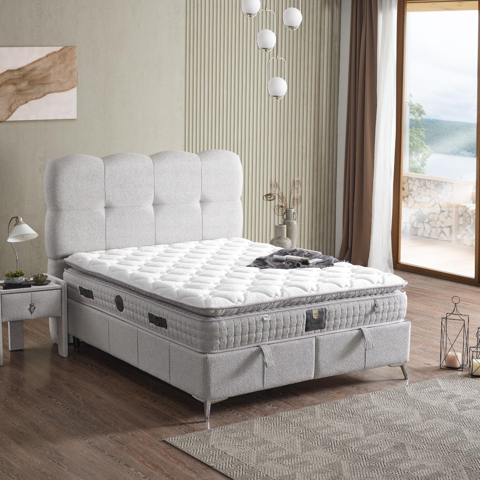 Aura Herkül Yaylı Yatak | Ortopedik Pedli Yatak