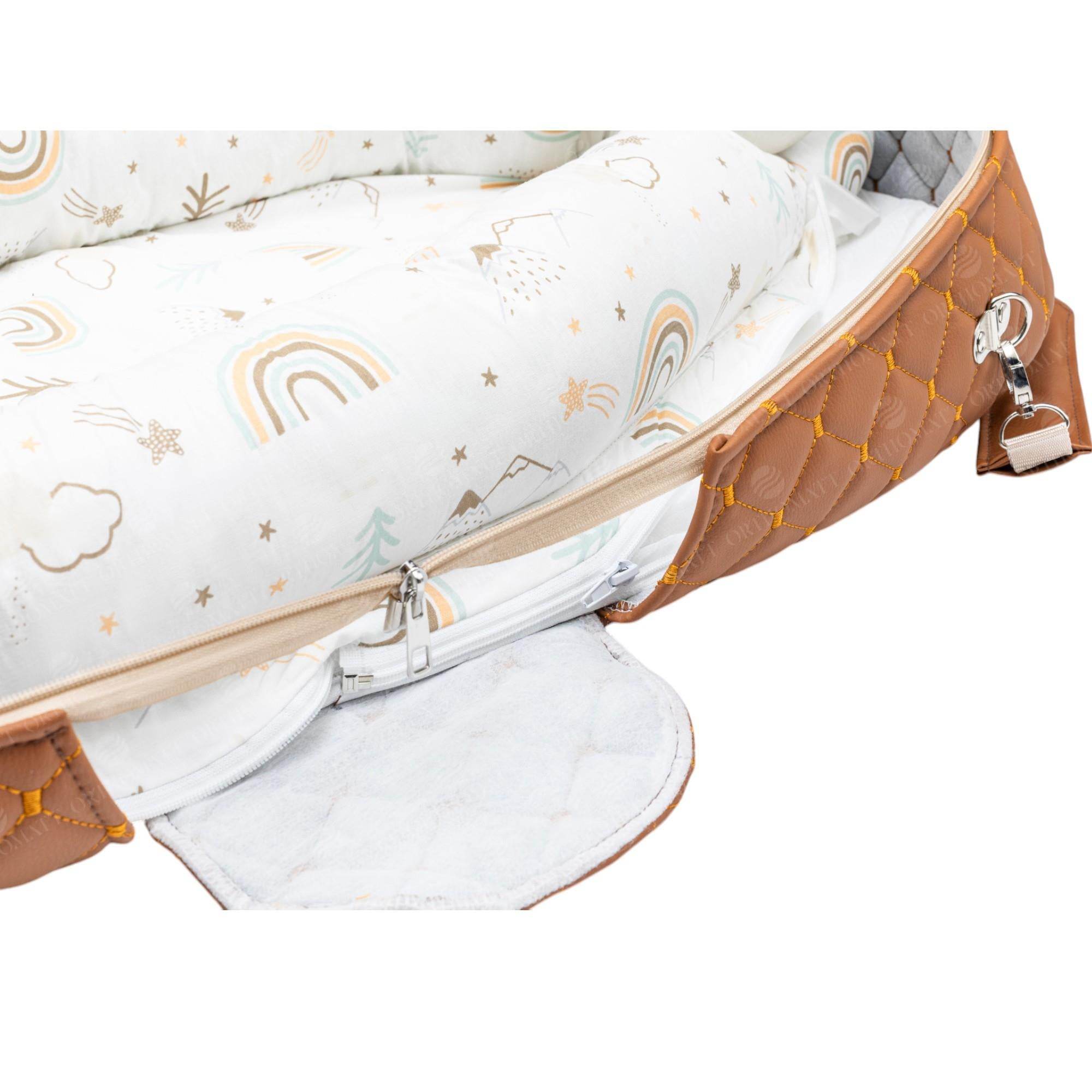 Babynest | Taşınabilir Çantalı Bebek Yatağı