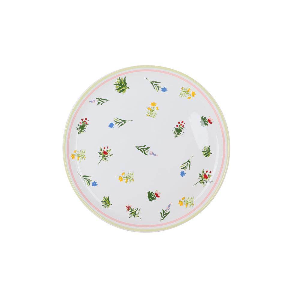 Keraart Bahar Çiçekleri Hitit Servis Tabağı 25 Cm 6 Adet