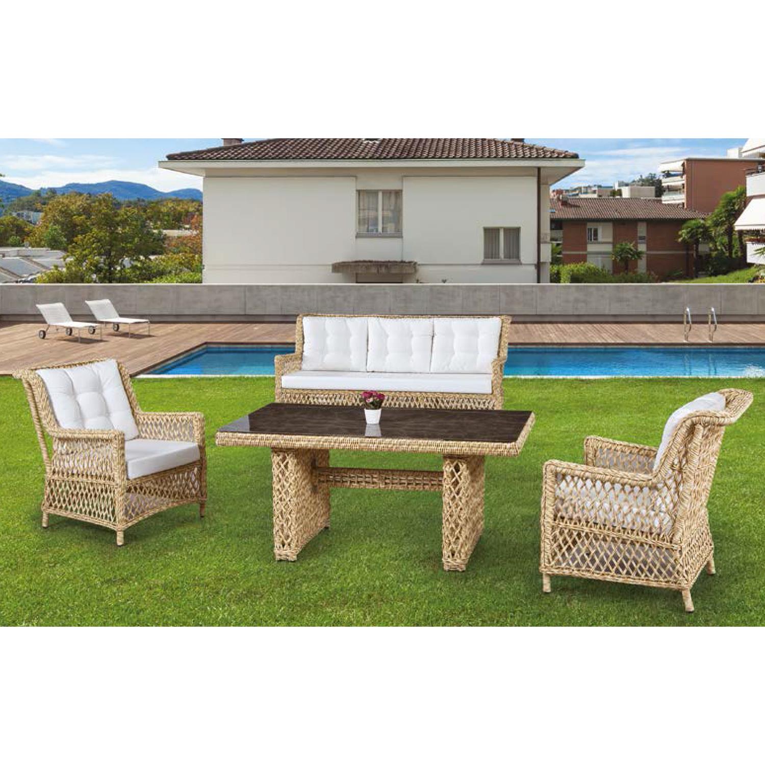 Bahçemo Vega 3'lü Masalı Bahçe Mobilya Takımı | 412 | Rehome