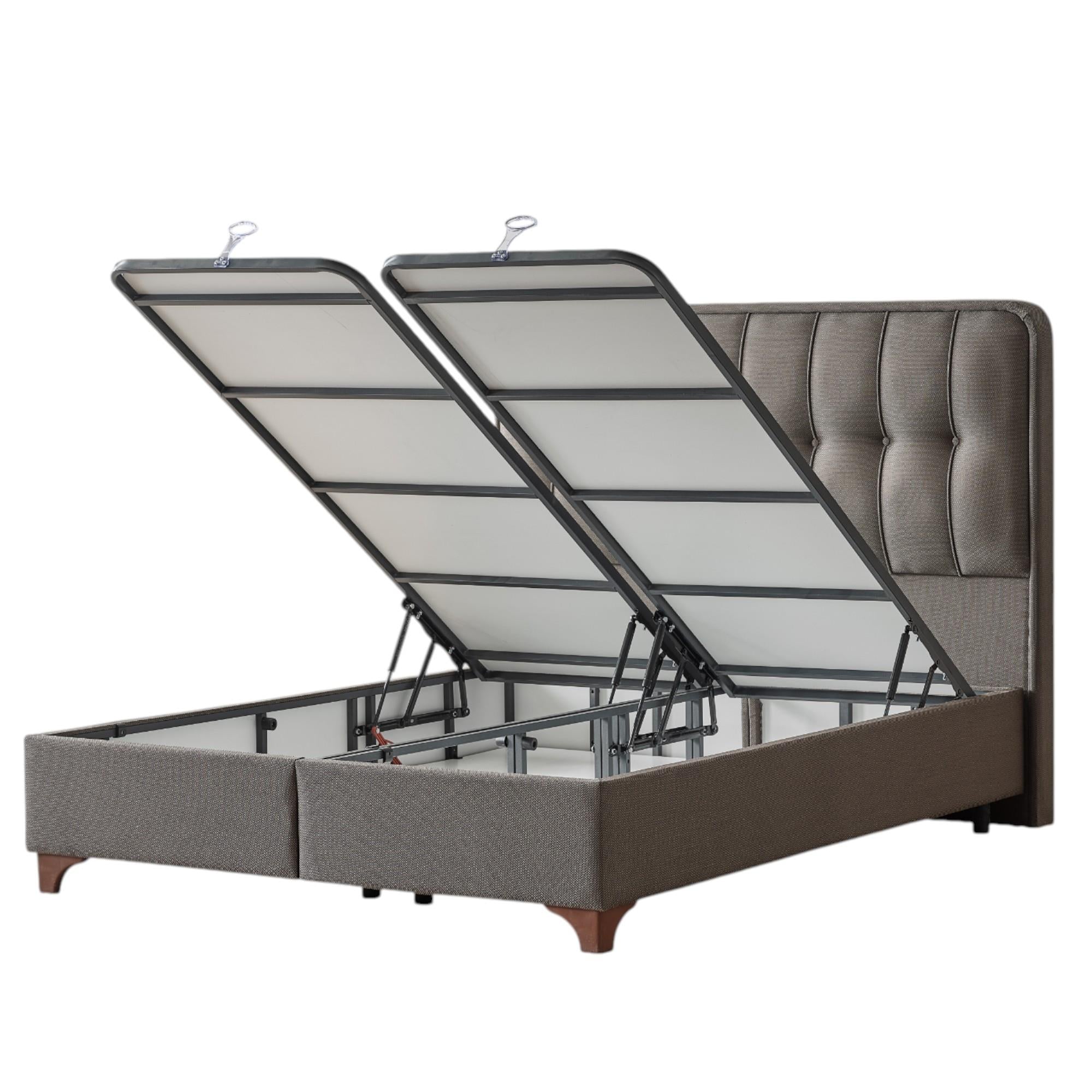 Barcelona Baza Başlık Yatak Seti | Herkül Yay Teknolojili Yatak Takımı