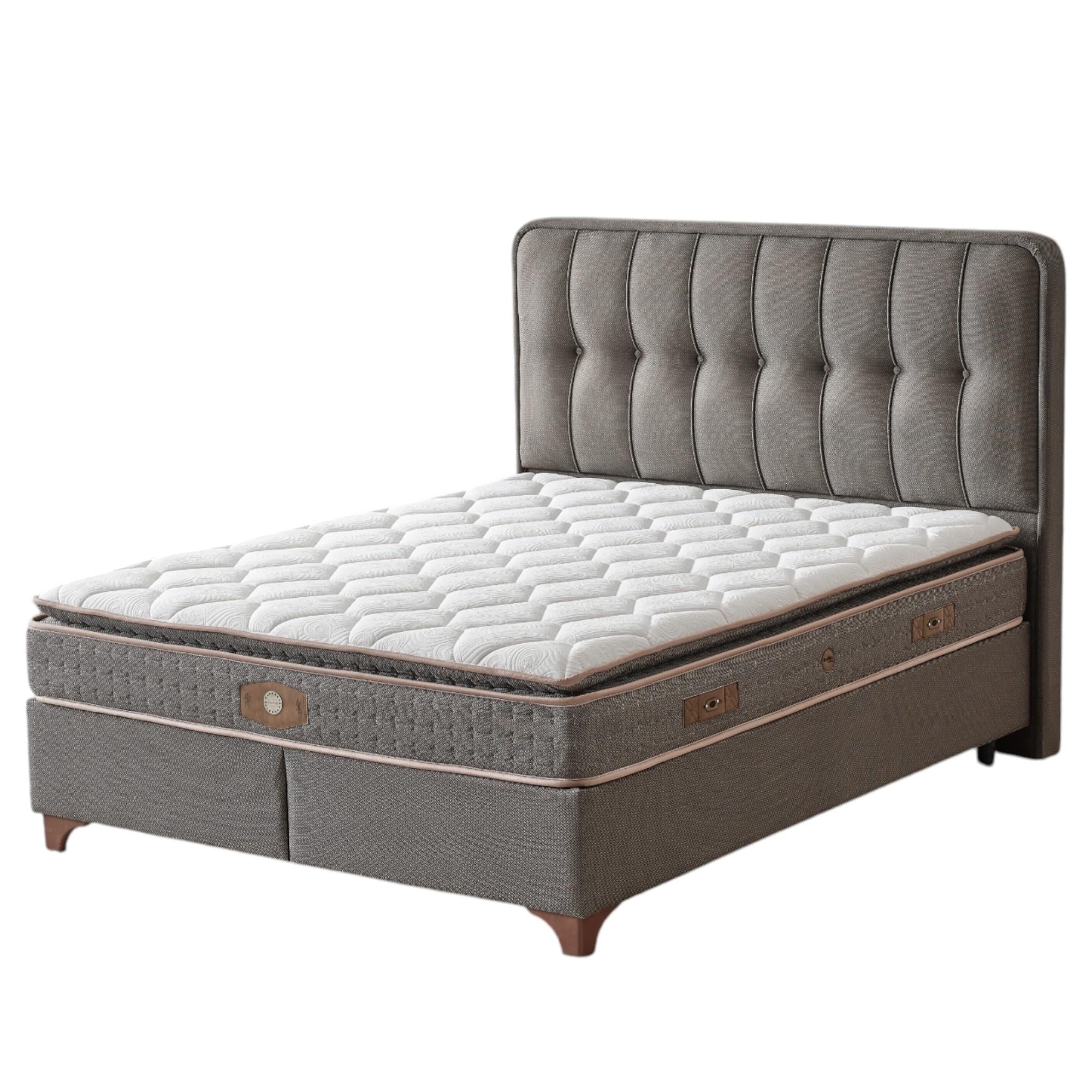 Barcelona Baza Başlık Yatak Seti | Herkül Yay Teknolojili Yatak Takımı