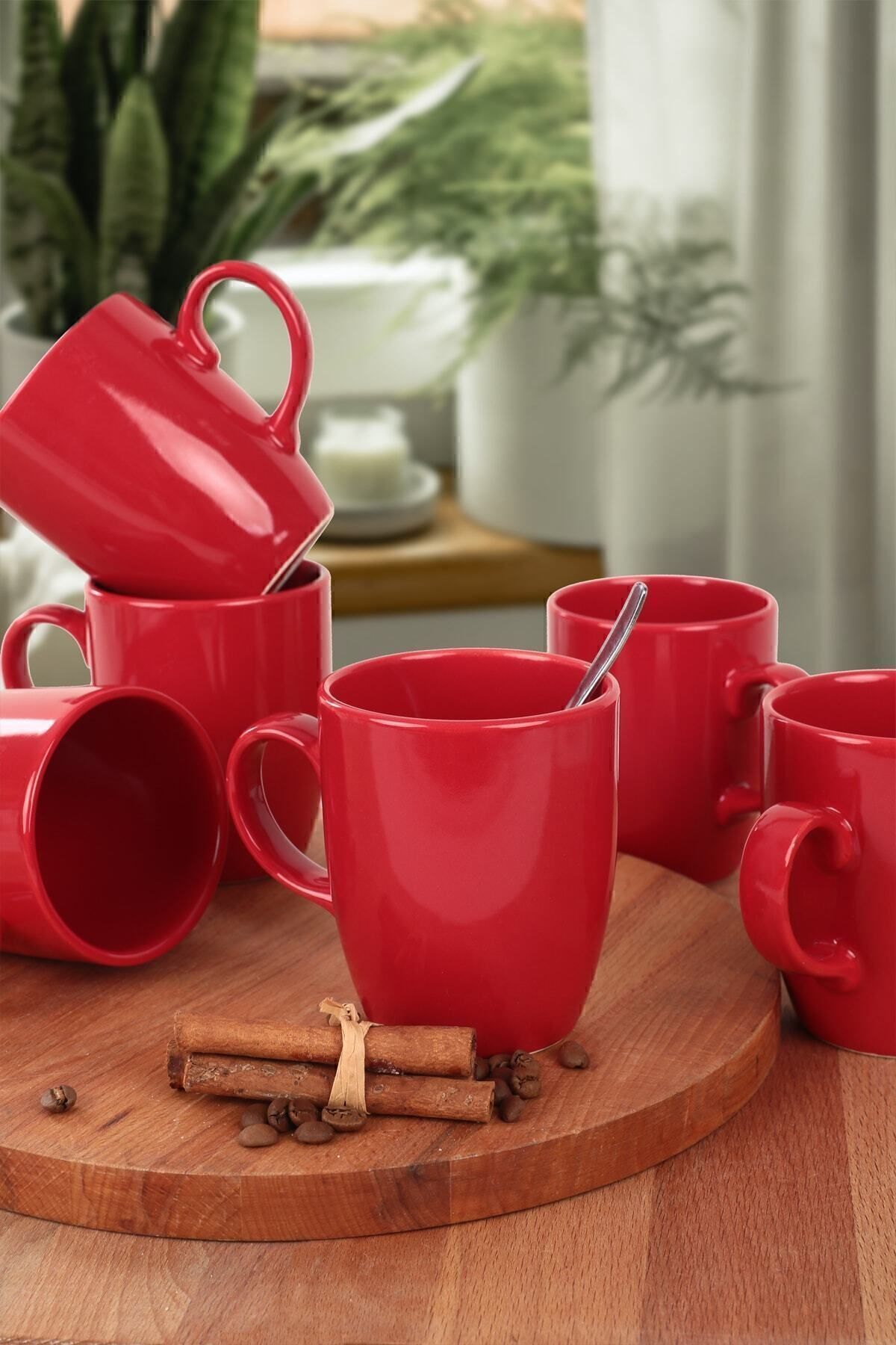 Bayrak Kırmızı Bulut Kupa 9 Cm 6 Adet