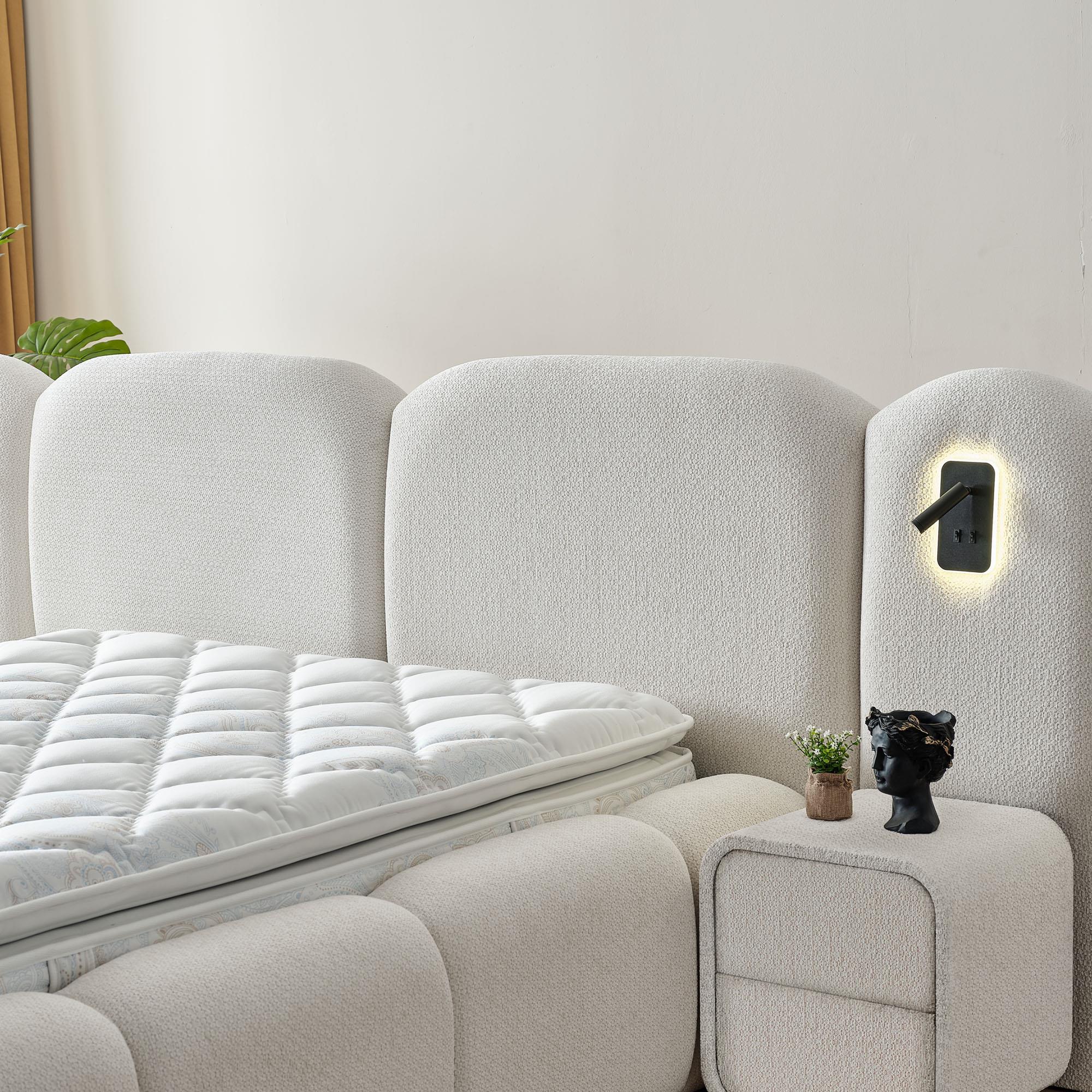 Berlin Yatak Takımı | Pocket Spring Yatak Baza ve Başlık Seti