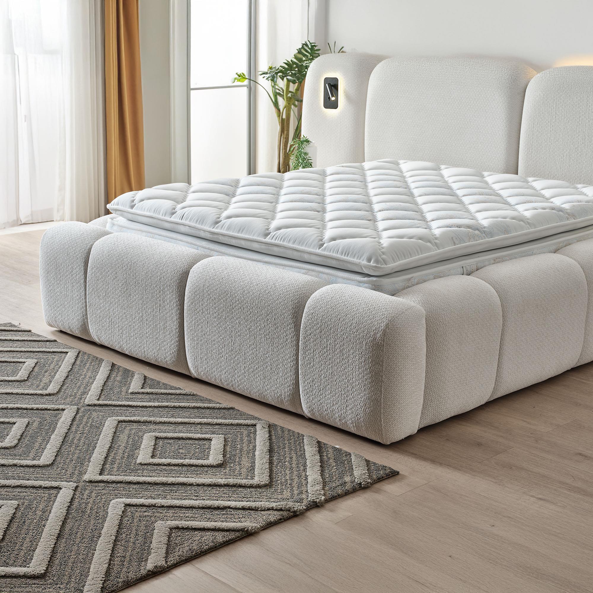 Berlin Yatak Takımı | Pocket Spring Yatak Baza ve Başlık Seti