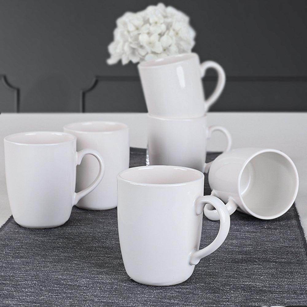 Beyaz Bulut Kupa 9 Cm 6 Adet