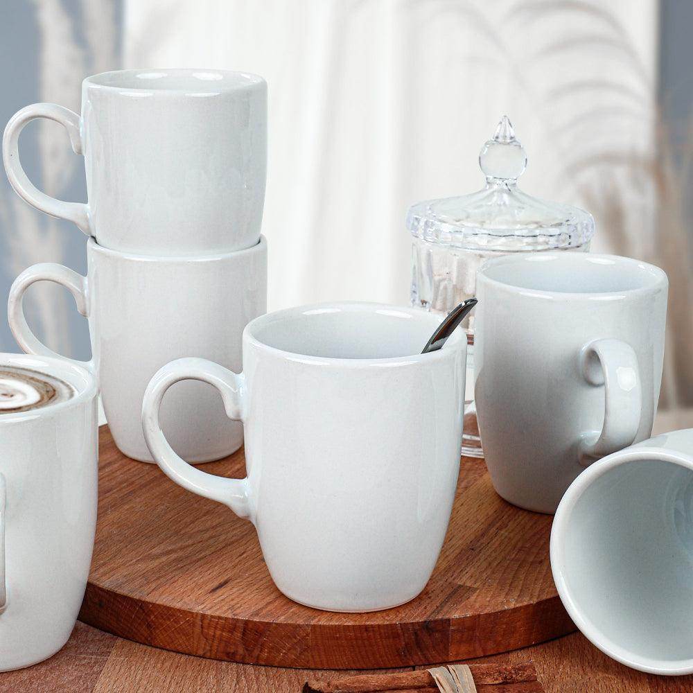 Beyaz Bulut Kupa 9 Cm 6 Adet