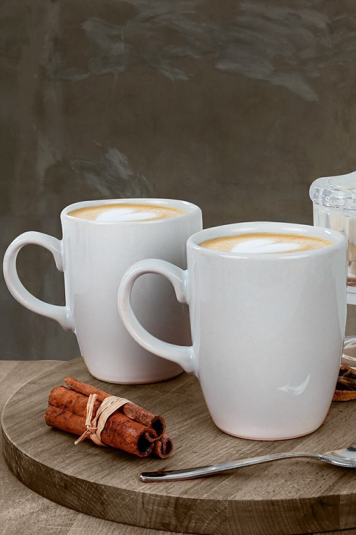 Beyaz Bulut Kupa 9 Cm 6 Adet