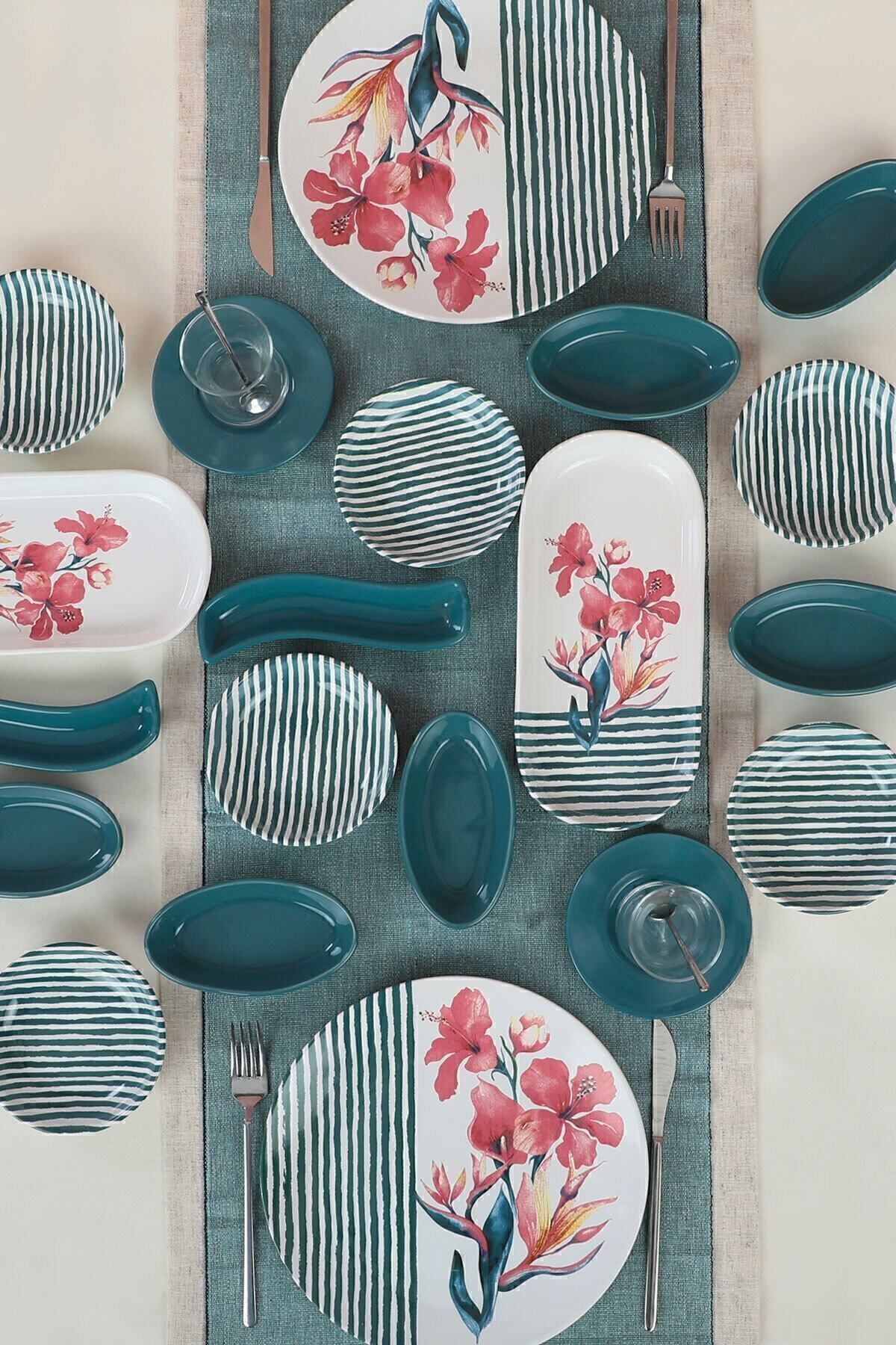 Blue Line Kahvaltı Takımı 28 Parça 6 Kişilik