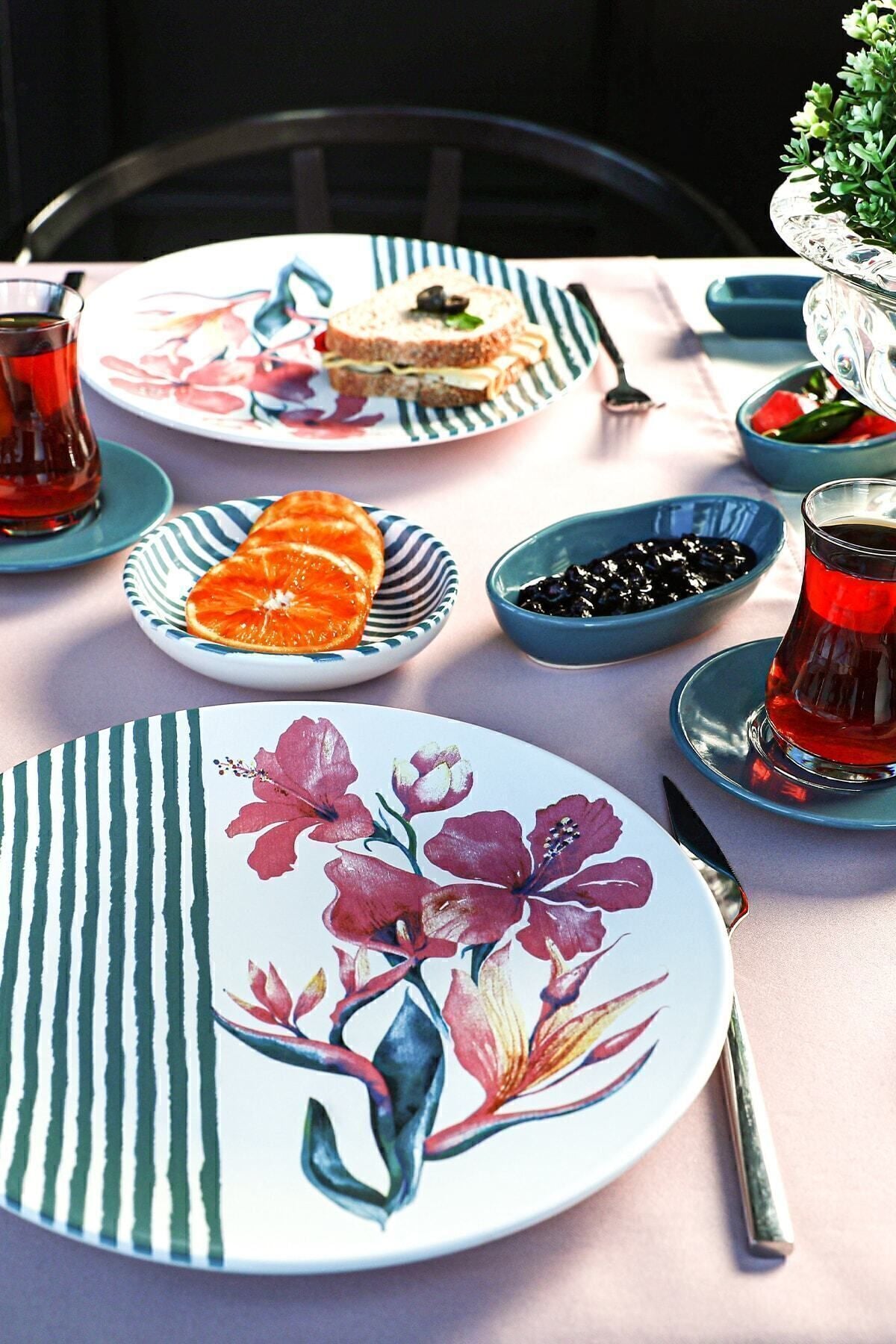 Blue Line Kahvaltı Takımı 28 Parça 6 Kişilik