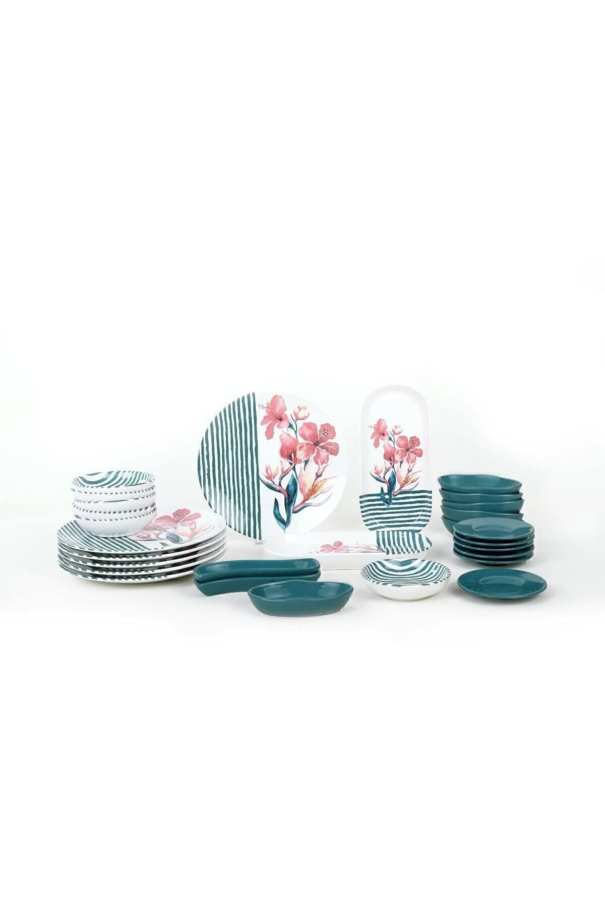 Blue Line Kahvaltı Takımı 28 Parça 6 Kişilik