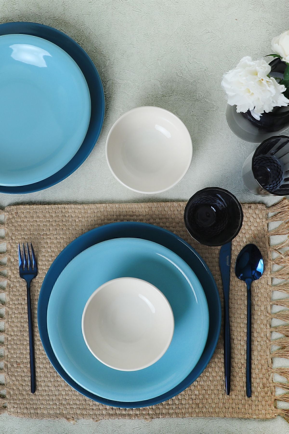 Blue Mix Yemek Takımı 18 Parça 6 Kişilik 031-413-420