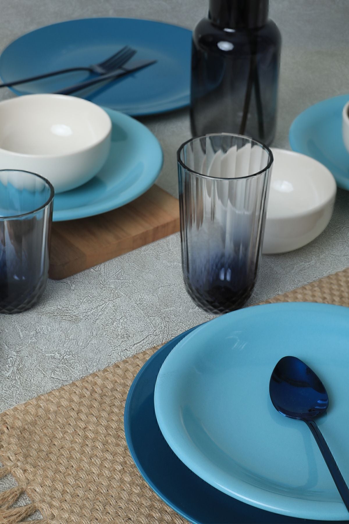 Blue Mix Yemek Takımı 18 Parça 6 Kişilik 031-413-420