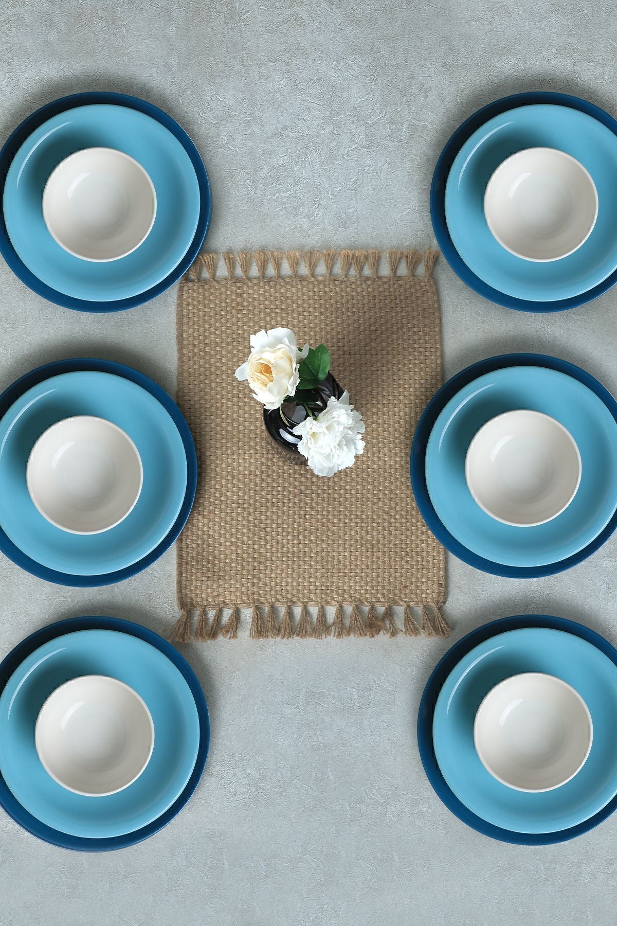 Blue Mix Yemek Takımı 18 Parça 6 Kişilik 031-413-420