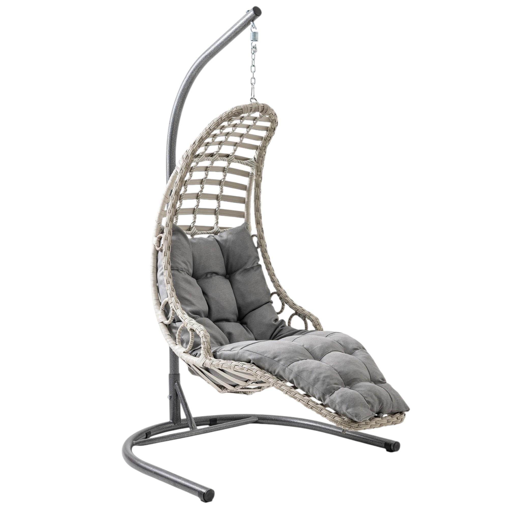 Bodrum | Tekli Rattan Bahçe Salıncağı | Rehome Balkon Salıncağı