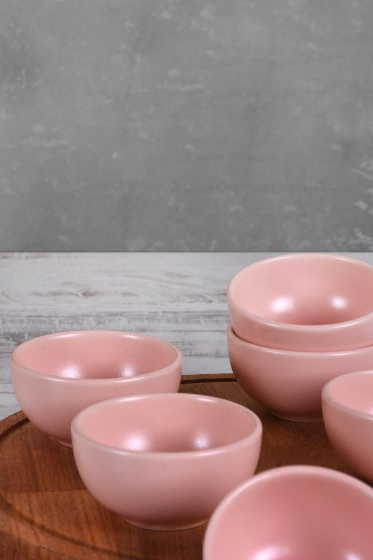 Bulut Mat Açık Pembe Çerezlik/Sosluk 8 Cm 6 Adet