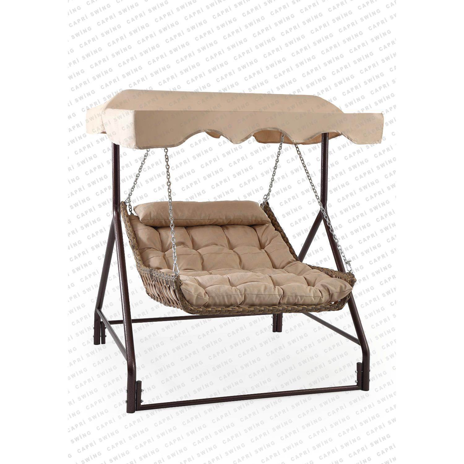 Capri Swing Capri Bed Rattan Bahçe Salıncağı | Balkon Salıncağı