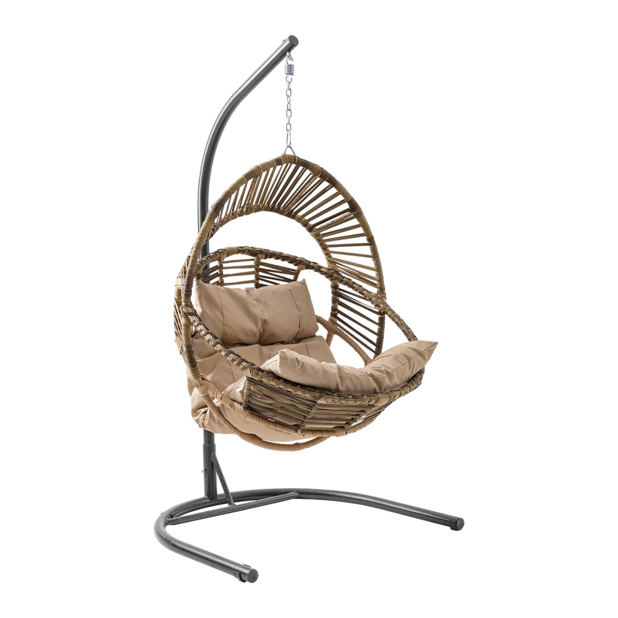 Capri Swing Nobel Tekli Rattan Bahçe Balkon Salıncağı