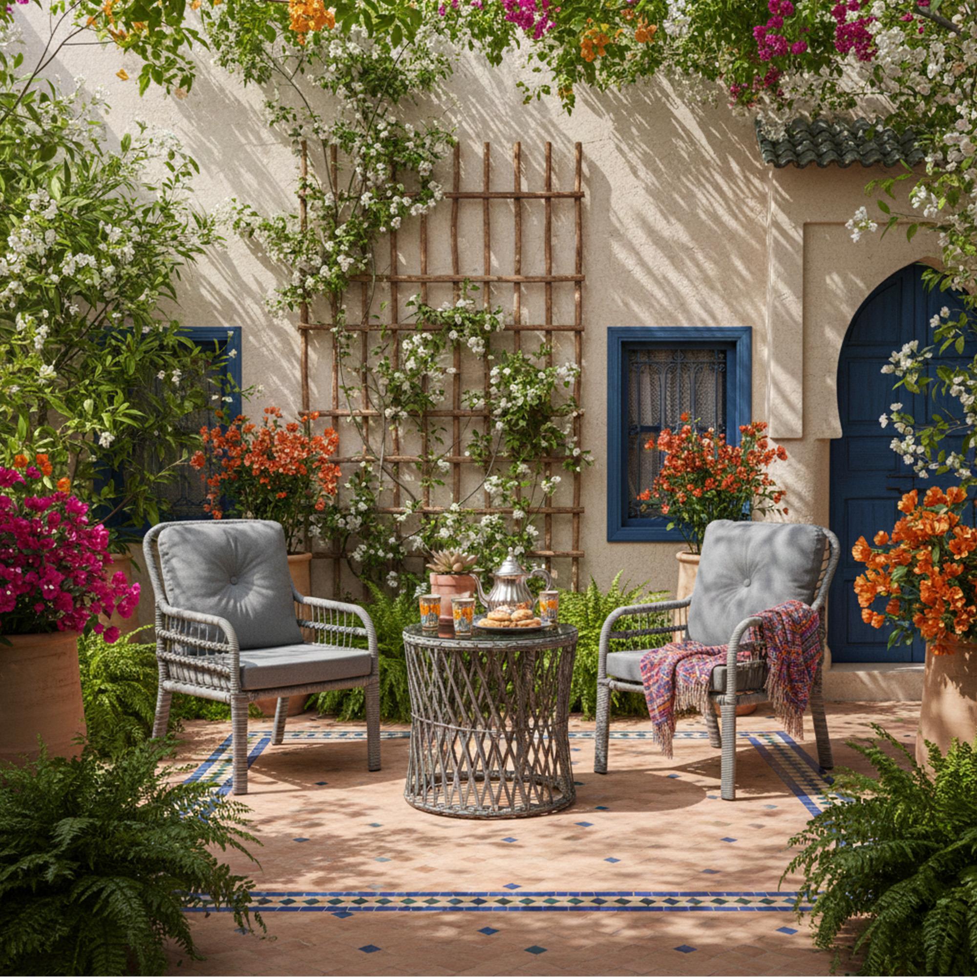 Capri Swing Pisa Tekli Rattan Bahçe Balkon Oturma Grubu | Gri | 700