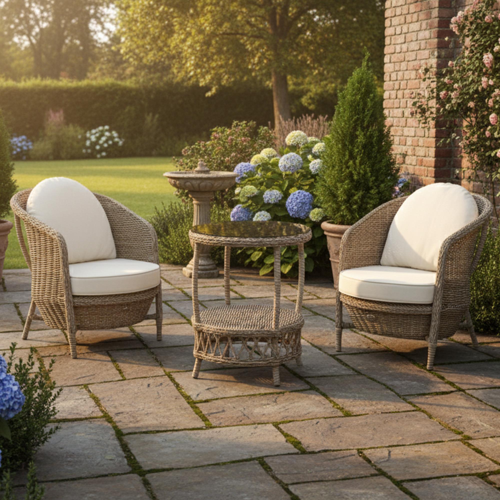 Conjunto Rattan Dedikodu Balkon Bahçe Takımı | 2+1 | Rehome