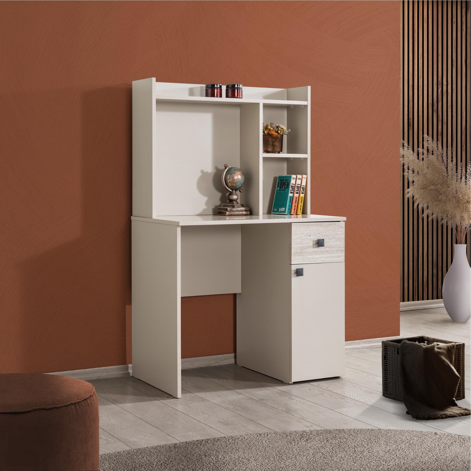 Cozy Genç Odası Takımı | Karyola Dolap Çalışma Masası Seti