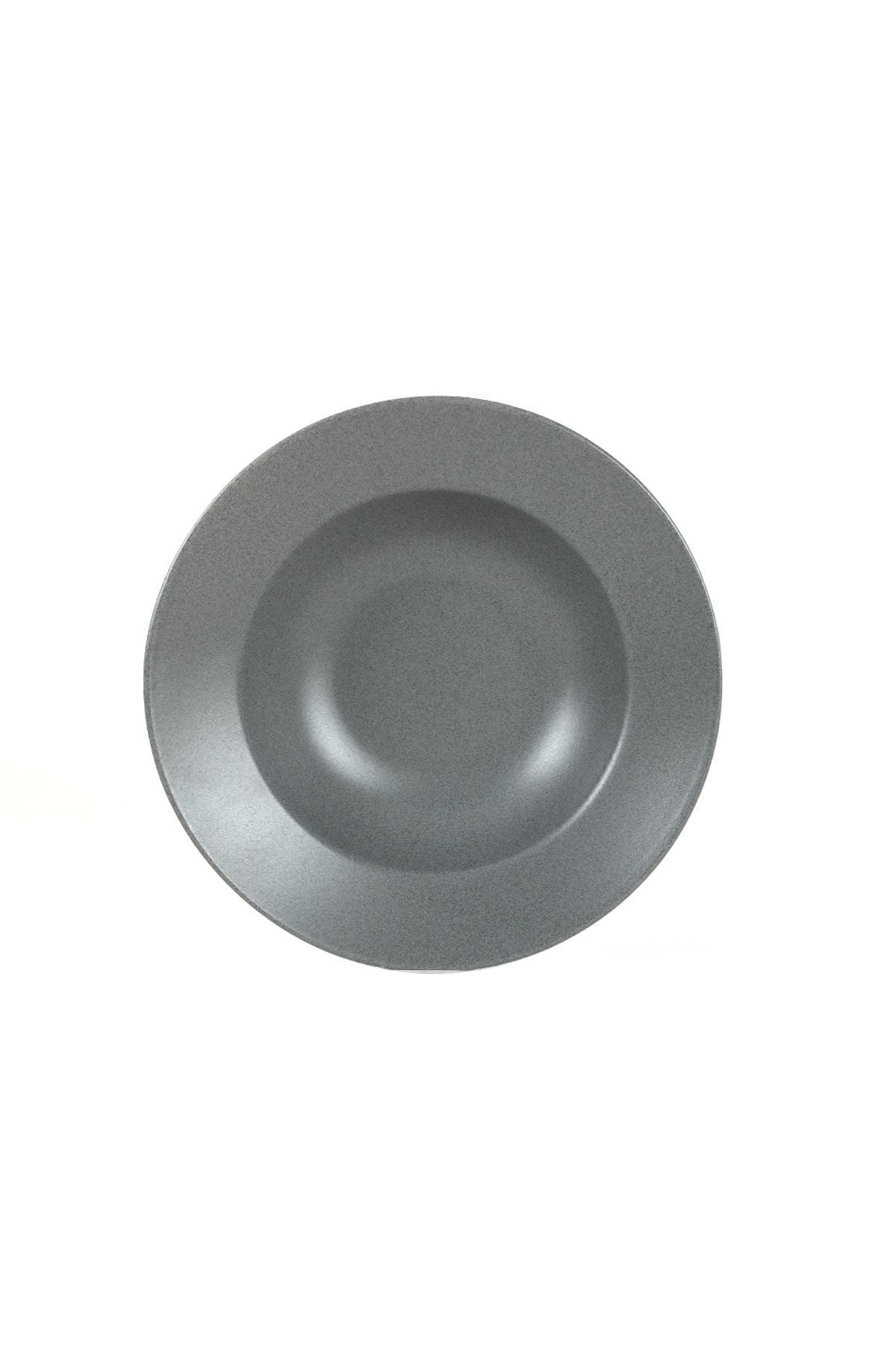 Delta Taş Mat Gri Makarna Tabağı 26 Cm - 644